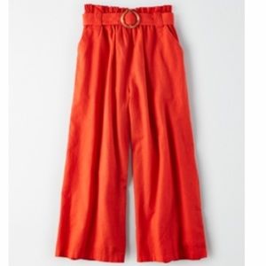 AE High Waisted Linen Culotte